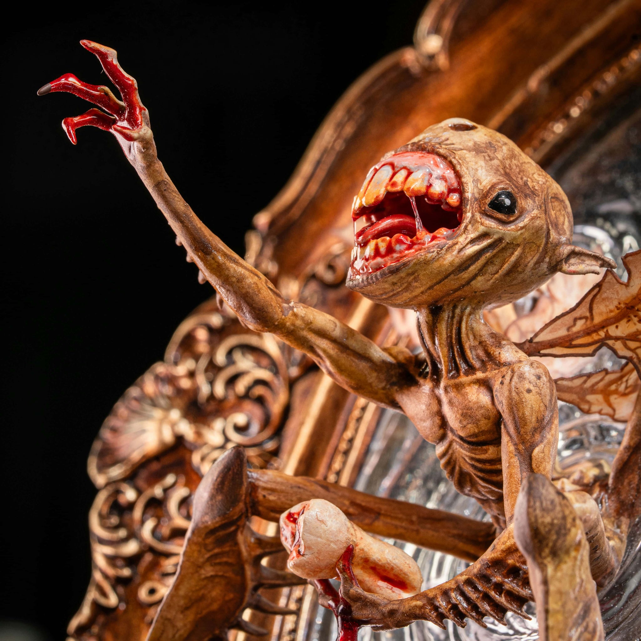 3D Printed Hellboy Tooth Fairy Figurine - Portal Mirror Gothic