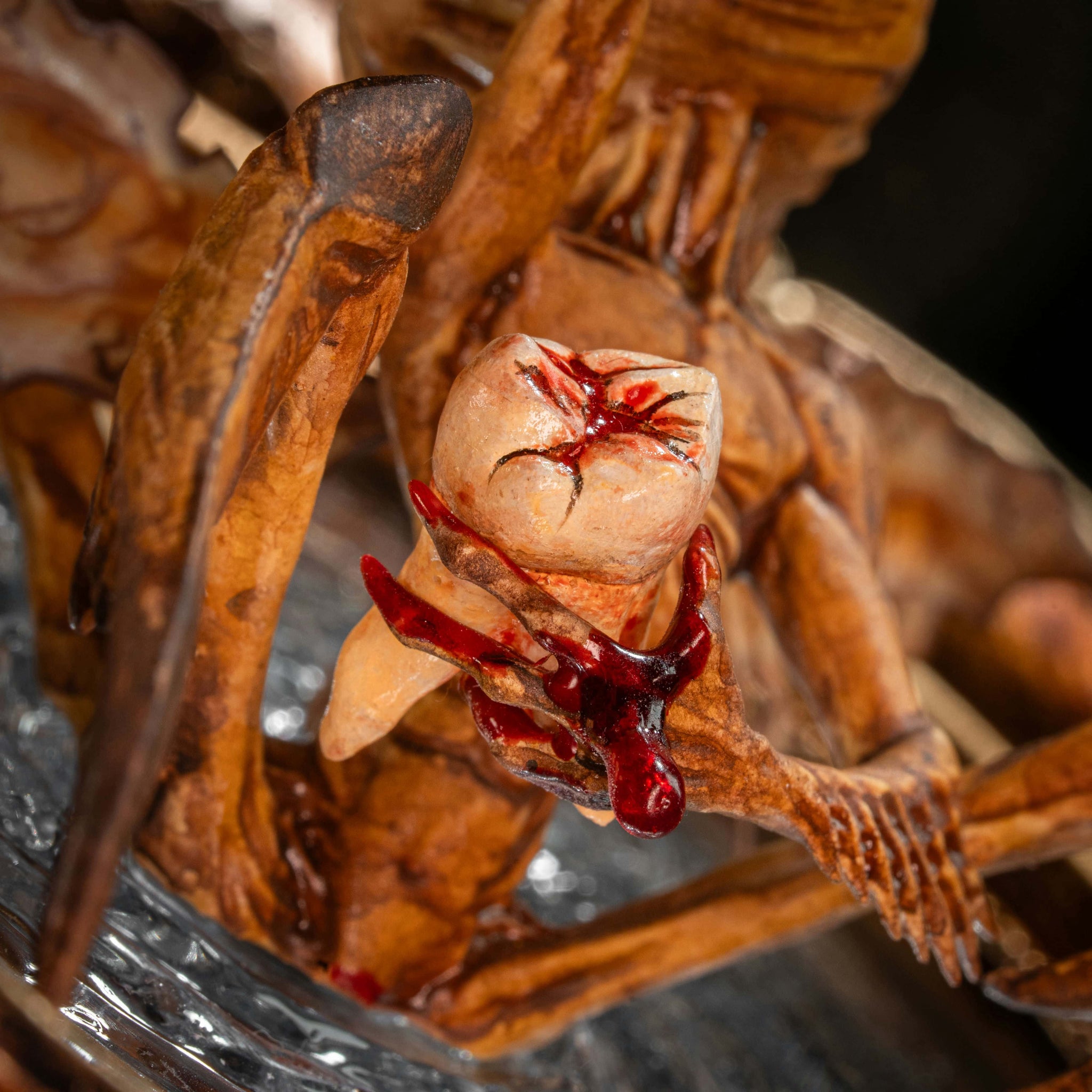 3D Printed Hellboy Tooth Fairy Figurine - Portal Mirror Gothic