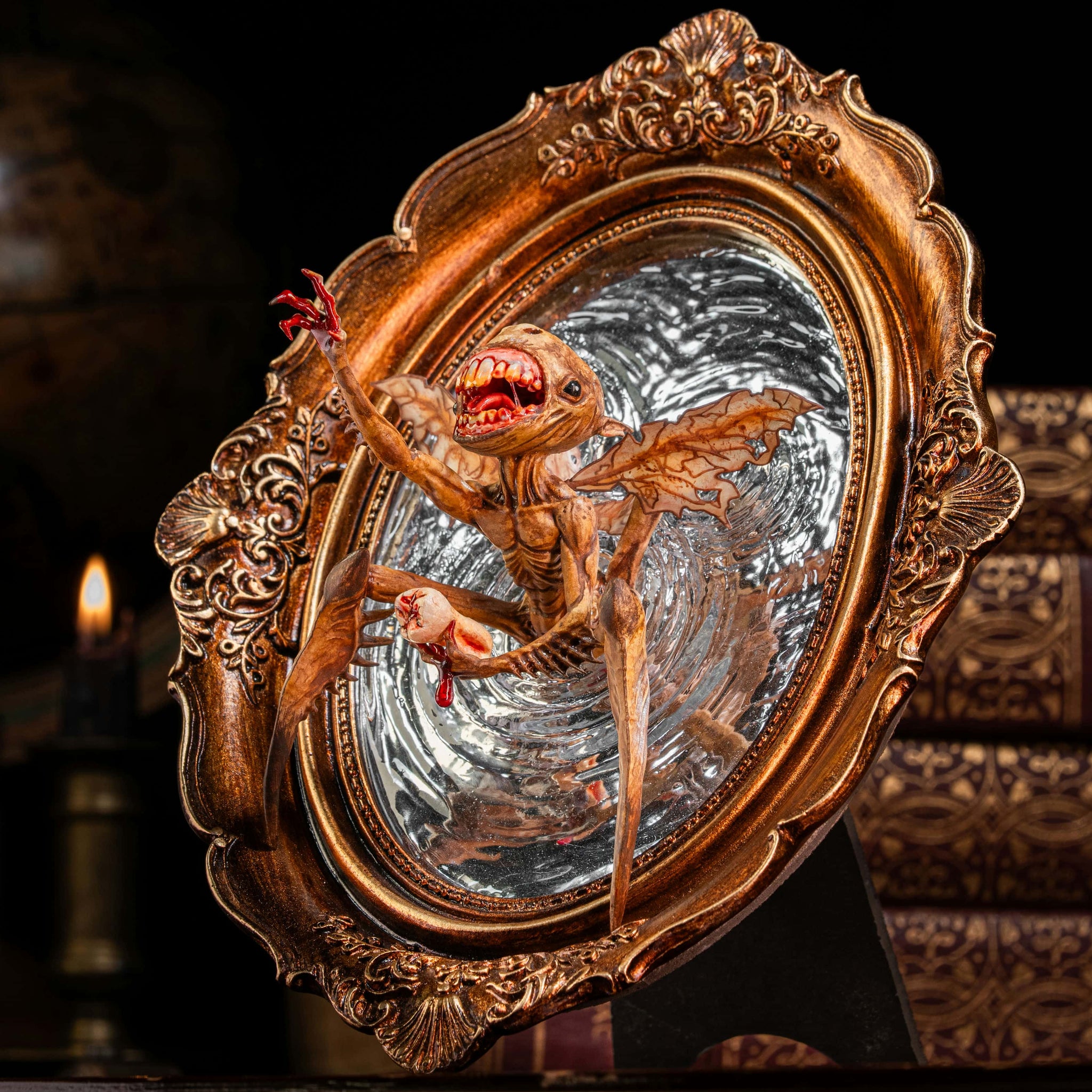 3D Printed Hellboy Tooth Fairy Figurine - Portal Mirror Gothic
