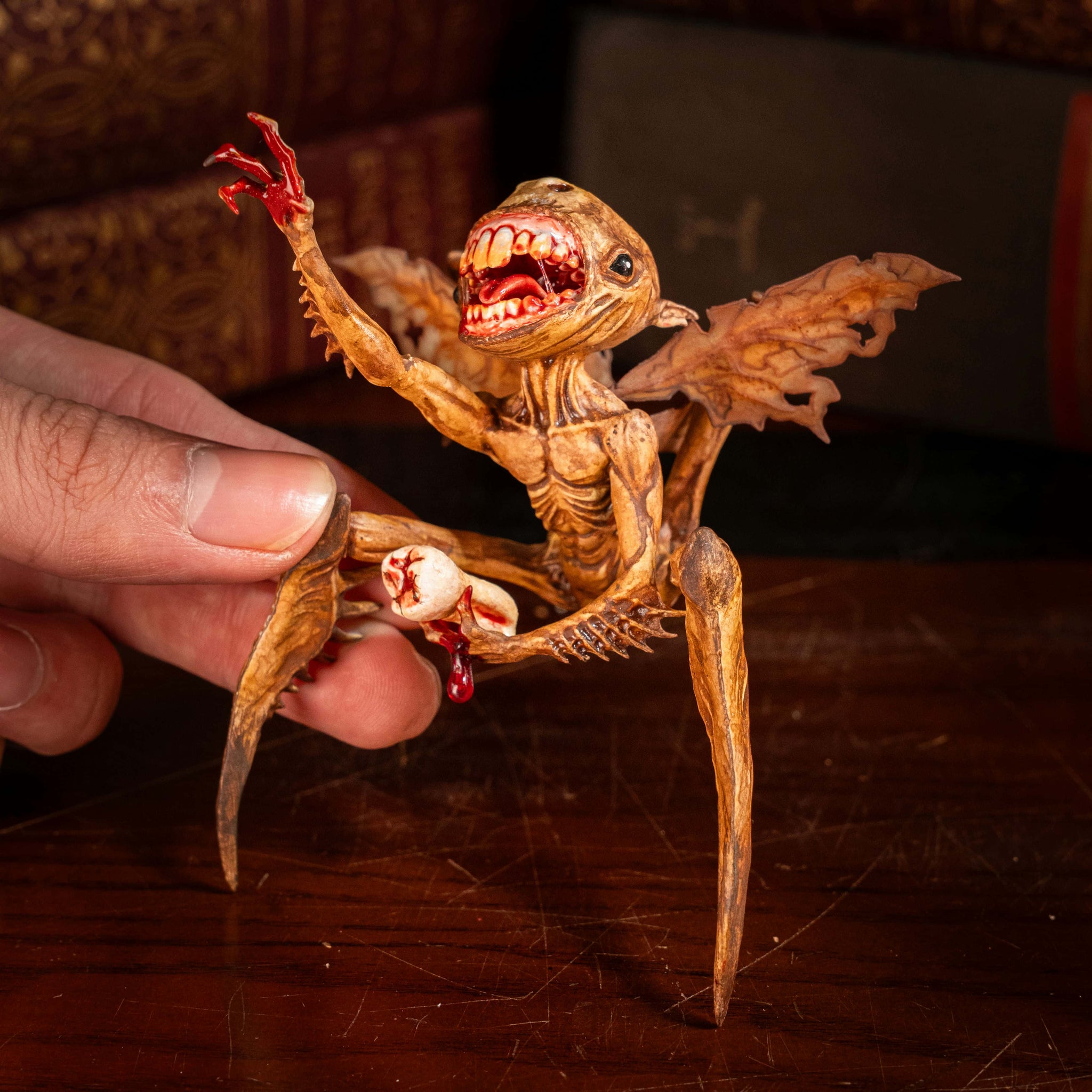 3D Printed Hellboy Tooth Fairy Figurine - Portal Mirror Gothic