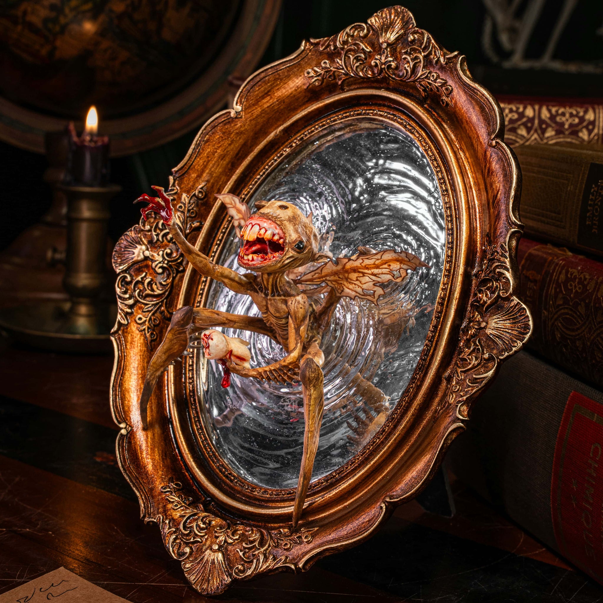 3D Printed Hellboy Tooth Fairy Figurine - Portal Mirror Gothic