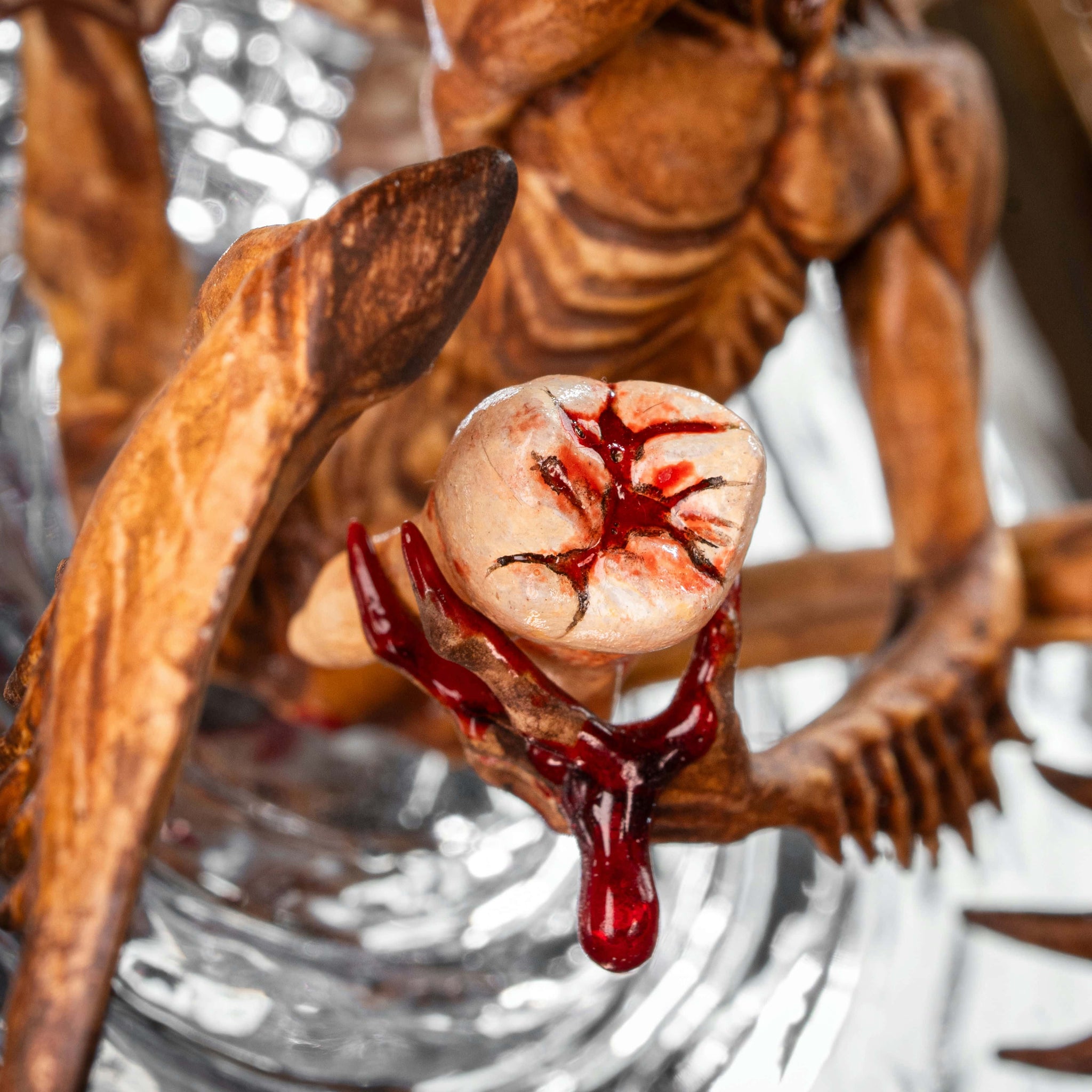 3D Printed Hellboy Tooth Fairy Figurine - Portal Mirror Gothic